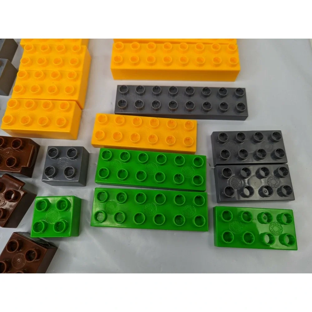 Mega Bloks Replacement‎ Blocks Green Yellow Gray Green